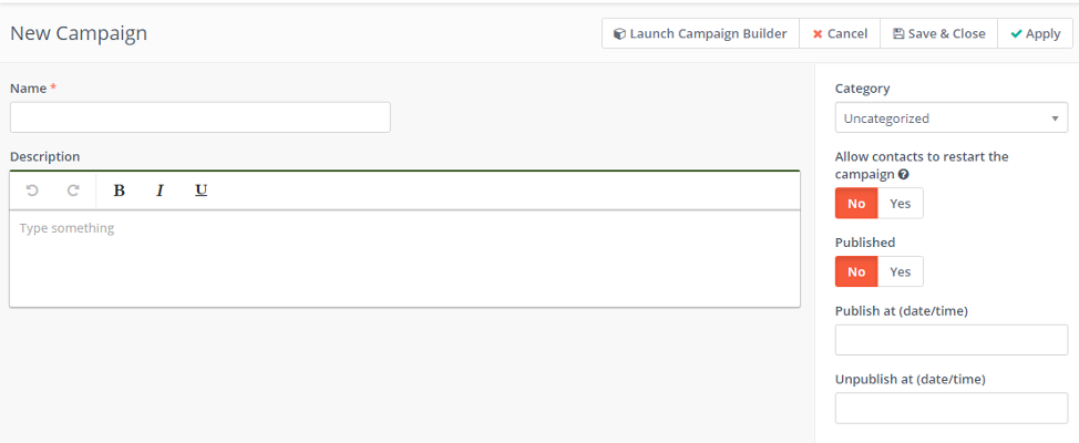 How to create campaigns